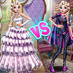 Elsa Superhero Vs Princess