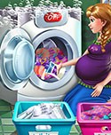 Pregnant Princess Laundry Day