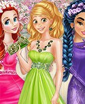 Colors of Spring Princess Gowns!