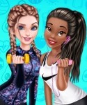 Ellie And Tiana Workout Buddies