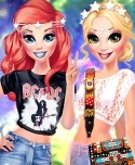 Princesses Rock Concert Style!