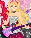 Princess in Cartoon Rock Band