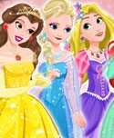 Cartoon Princess Beauty Pageant