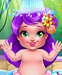 Mermaid Baby Bath