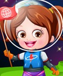 Baby Hazel Astronaut Dressup!