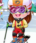 Baby Hazel Skier Dressup!