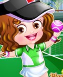 Baby Hazel Tennis Player Dressup