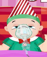 Baby Santa Flu Doctor