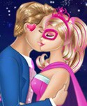 Princess Superhero And Ken Kissing