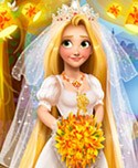 Blonde Princess Wedding Fashion!