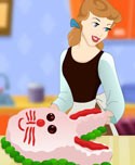 Cindy Cooking Bunny Cake