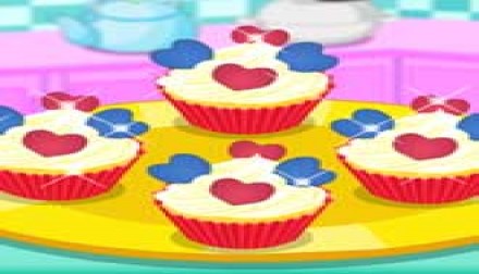 Cute Heart Cupcakes