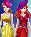 Cartoon Princess Fashion Catwalk