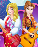 Cartoon Princesses Popstar Concert