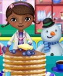 Doc McStuffins And Friends Cooking Pancakes