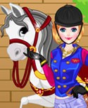 Girl and Horse Dressup