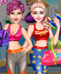 Ailsa And Eva Workout Buddies