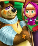 Masha and the Bear Injured