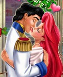 Mermaid Princess Mistletoe Kiss