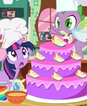 My Little Pony Cooking Cake