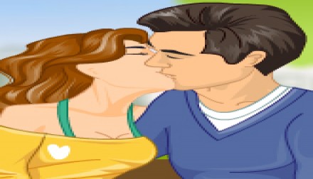 Park Bench Kissing