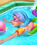 Galaxy Girl Swimming Pool