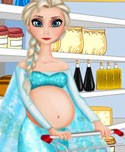 Pregnant Ellie Food Shopping